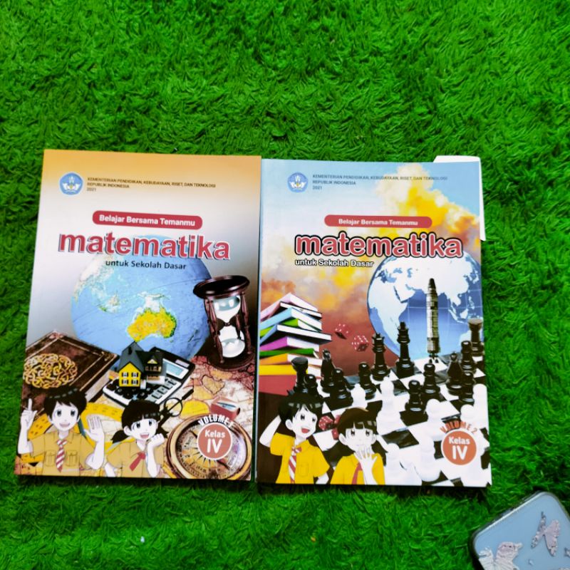 Jual ORIGINAL BUKU MATEMATIKA KELAS 4 SD VOL 1 2 KURIKULUM MERDEKA ...