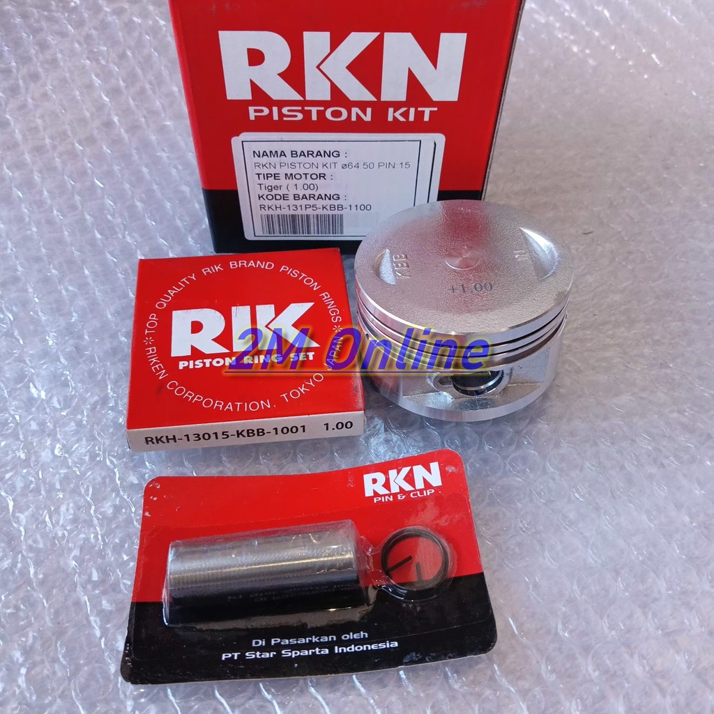 Jual Mdr Seher Piston Kit Tiger Pen Os Ring Rik Japan Rkn Riken