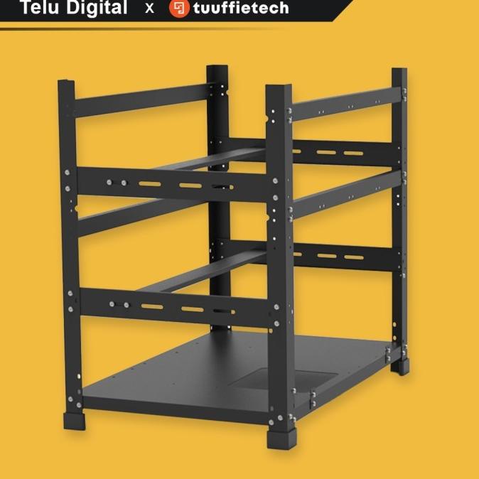 Jual terbaru !!! mining rig frame - tuuffietech 12 gpu vga open air ...