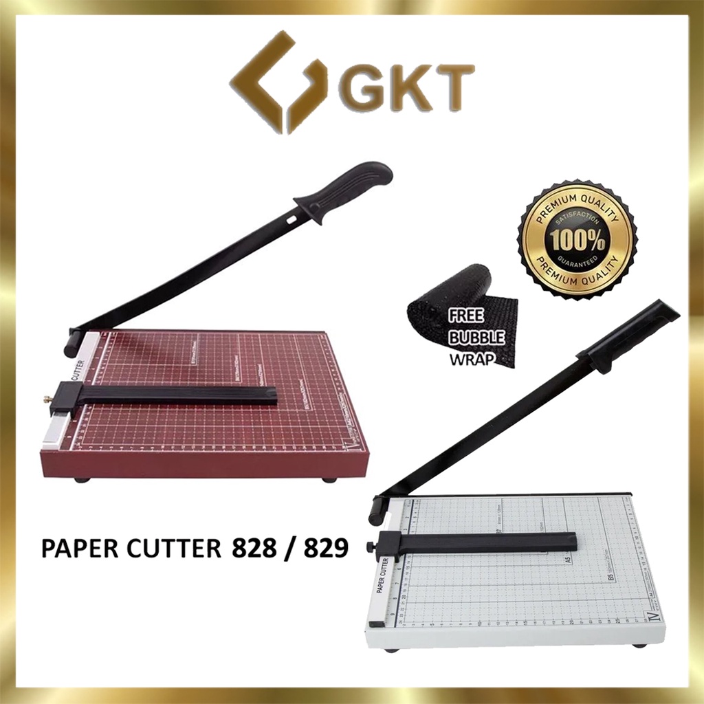 Jual Paper Cutter B4 A4 A4 A5 Besi Kayu Alat Potong Mesin