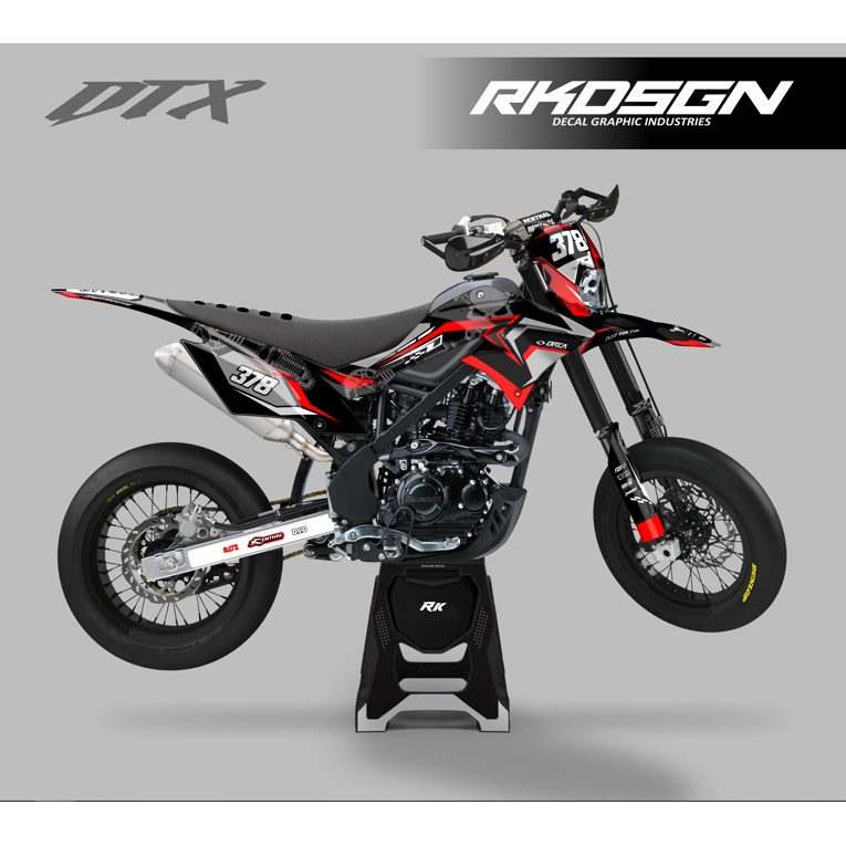 Jual DECAL STICKER DTRACKER BEBAS CUSTOM WARNA SUPER GLOSSY | DTR - 26 ...