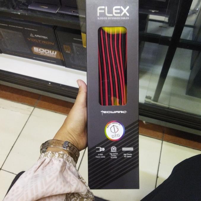 Jual Diskon Psu Extension Tecware Flex Cables Set Sambungan Kabel Psu