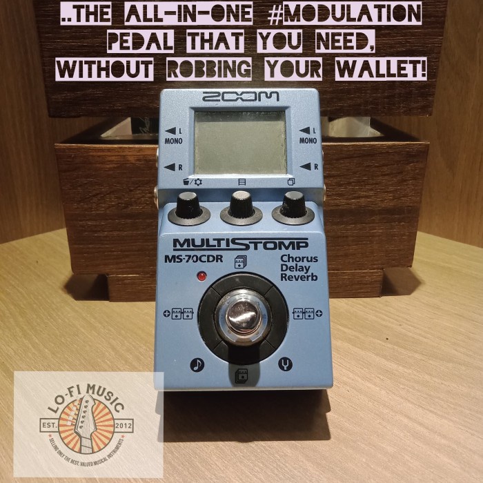Jual Zoom MS-70CDR Digital Modulation Pedal | Shopee Indonesia