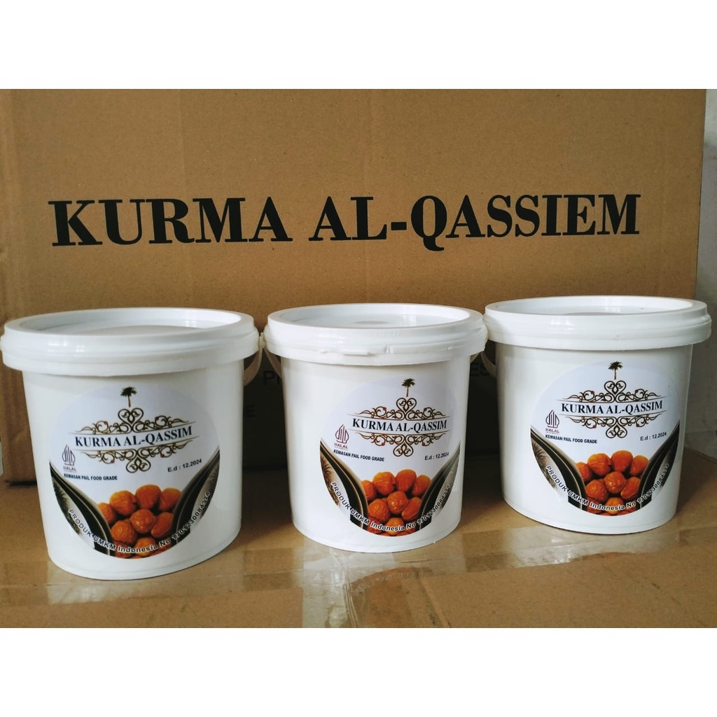 Jual Kurma Al Qassim Kemasan Ember Kurma Sukari Al Qassim Basah Premium Quality Segar Kurma 8797