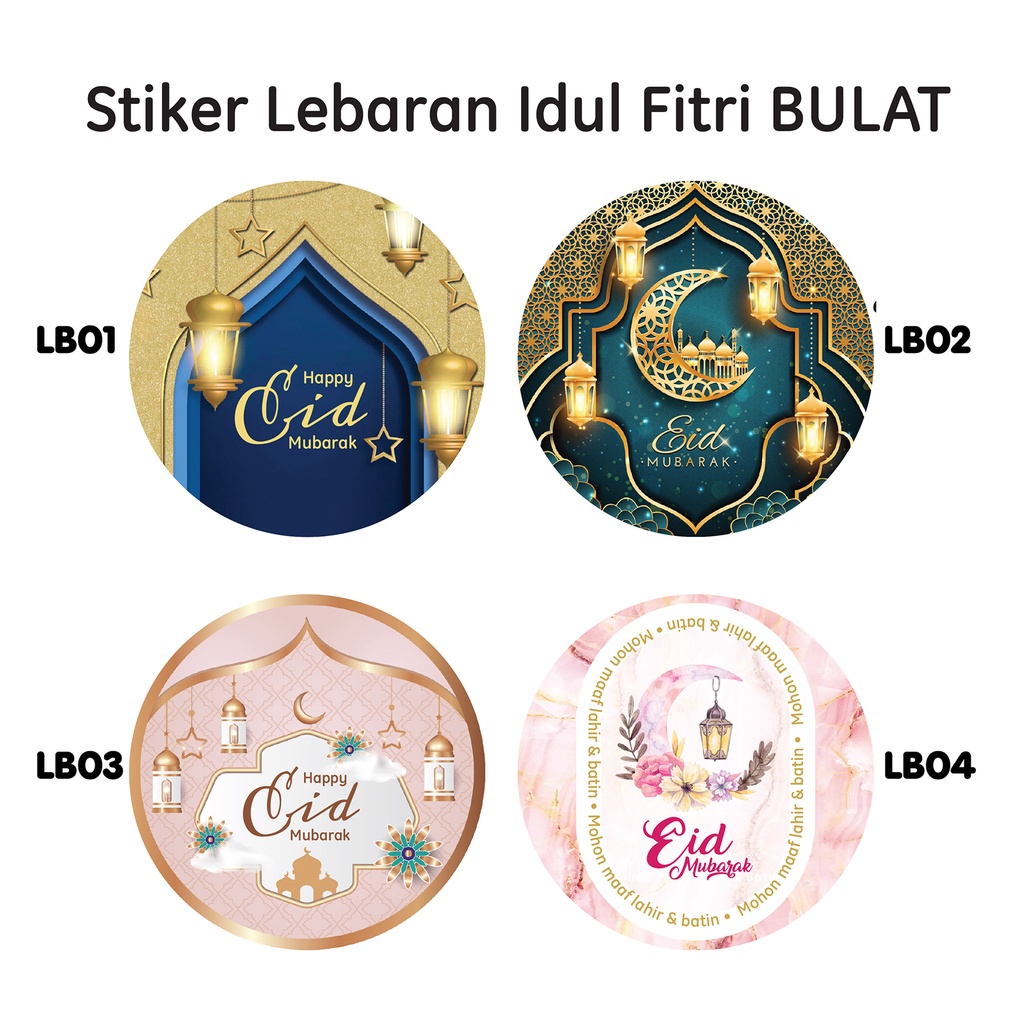 Jual Stiker LEBARAN IDUL FITRI EKONOMIS Custom Teks | Shopee Indonesia