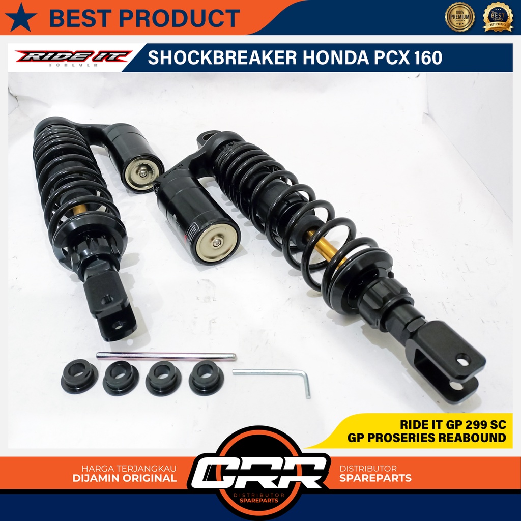 Jual Shockbreaker Sok Belakang Honda PCX 160 Ukuran 360 MM Ride IT GP ...