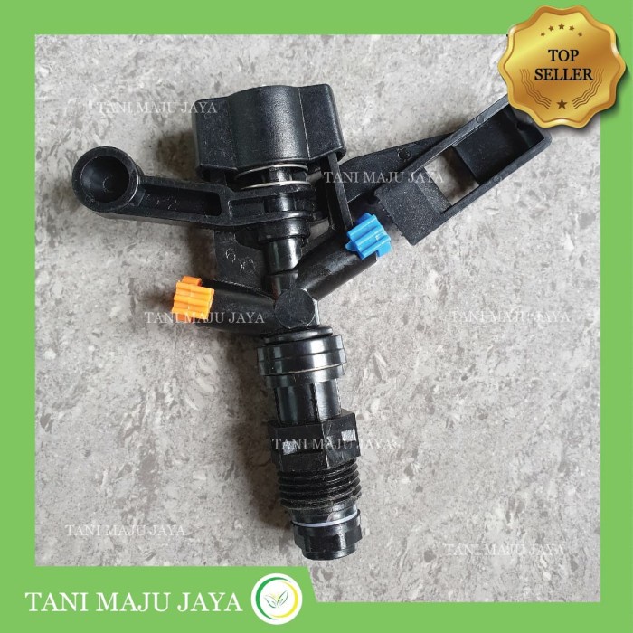 Jual Sprinkler Putar Otomatis 2 Way 360 derajat 1/2 Rain Gun Springkler ...