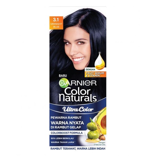 Jual Garnier Color Naturals Ultra Hair Color Midnight Blue Shopee
