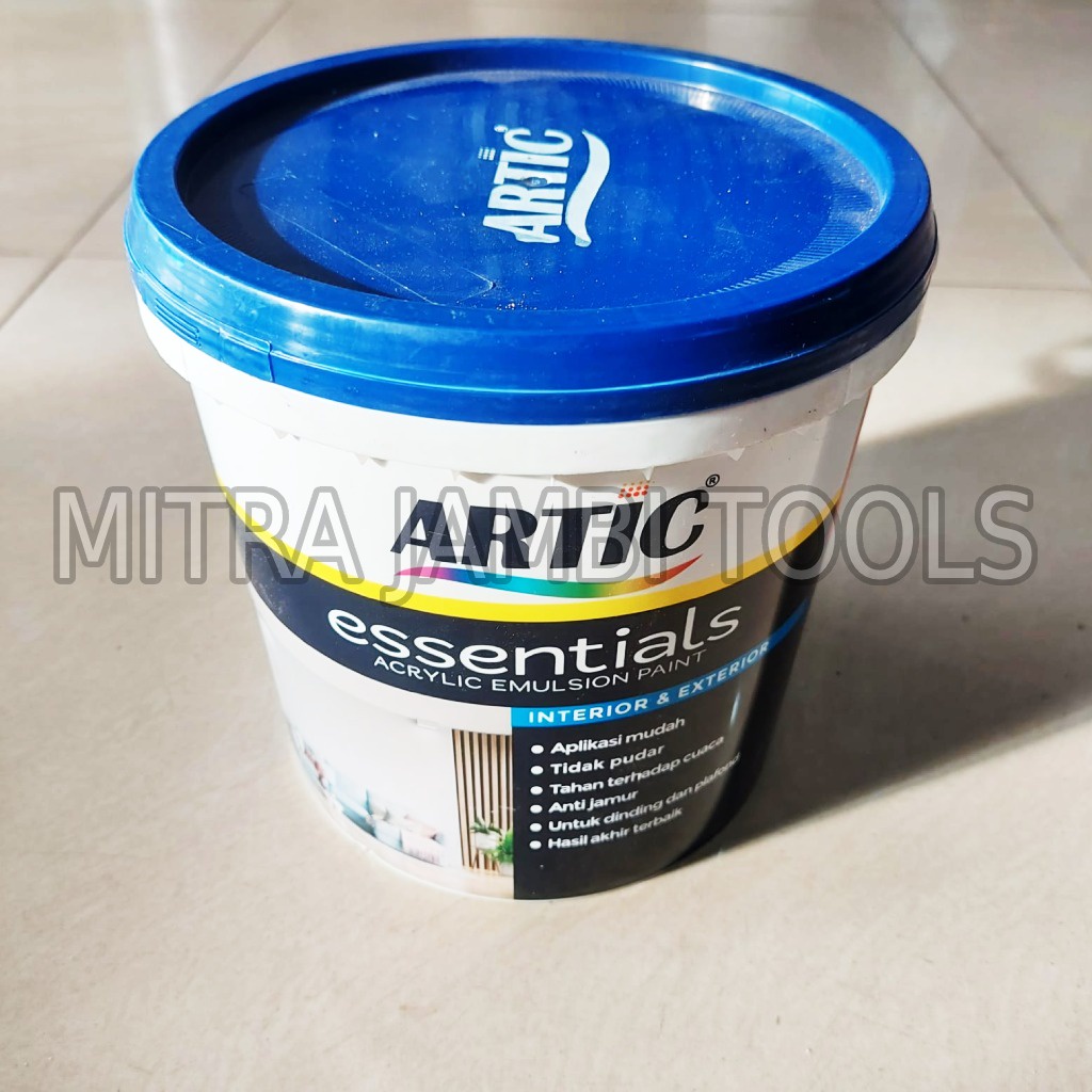 Jual Cat Tembok Exterior Interior Putih Artic Essential Cat Plafond Asbes Gypsum Shopee 7741