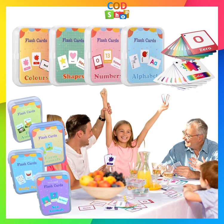 Jual COD - 5727 Mainan Flash Card Anak Kartu Pintar Edukasi Belajar ...
