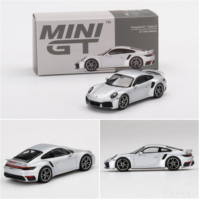 Jual MINIGT 354 PORSCHE 911 TURBO S GT SILVER METALLIC DIECAST MOBIL ...