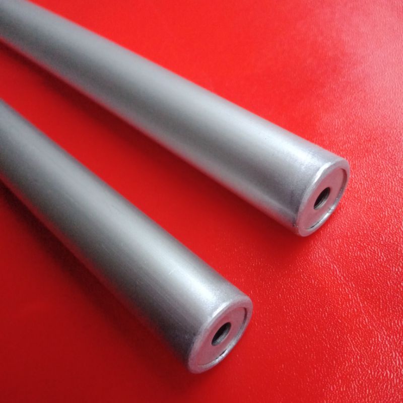 Jual nunchaku double stick aluminium swivel premium polos silver rantai ...