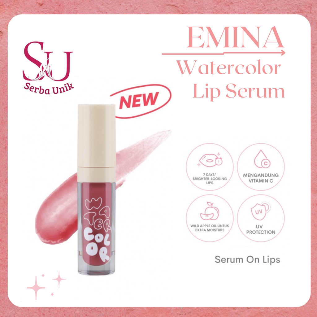 Jual Emina Watercolor Lip Serum 2g Serum Bibir Shopee Indonesia