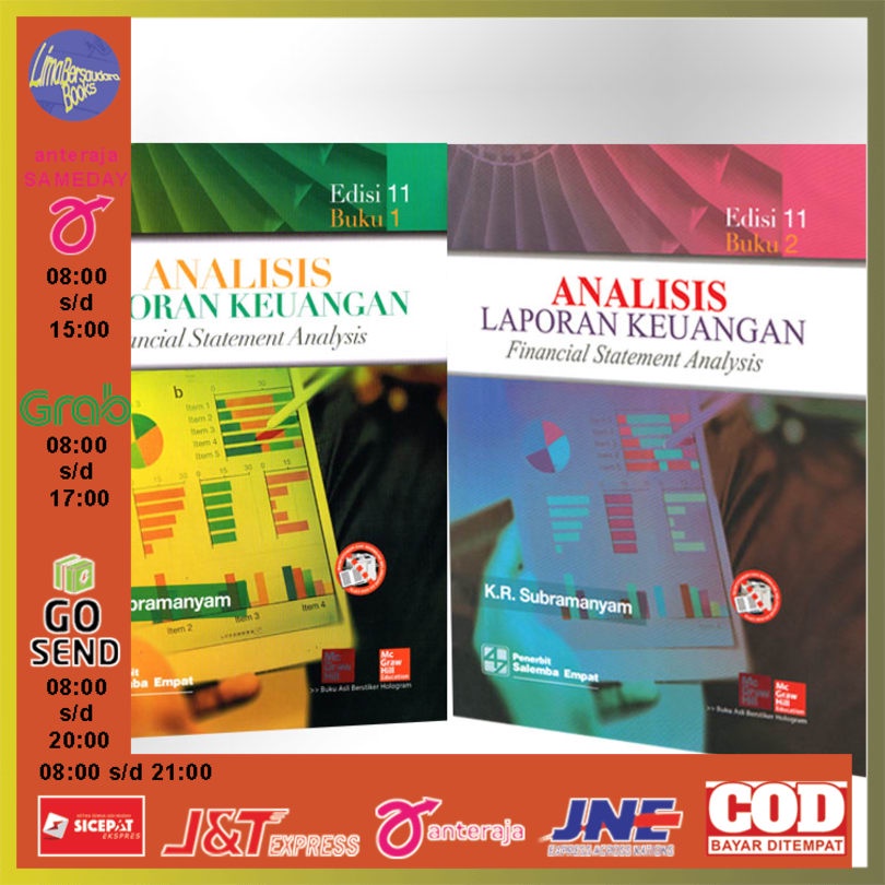 Jual Analisis Laporan Keuangan Edisi 11 Buku 1 Dan Buku 2 By K R