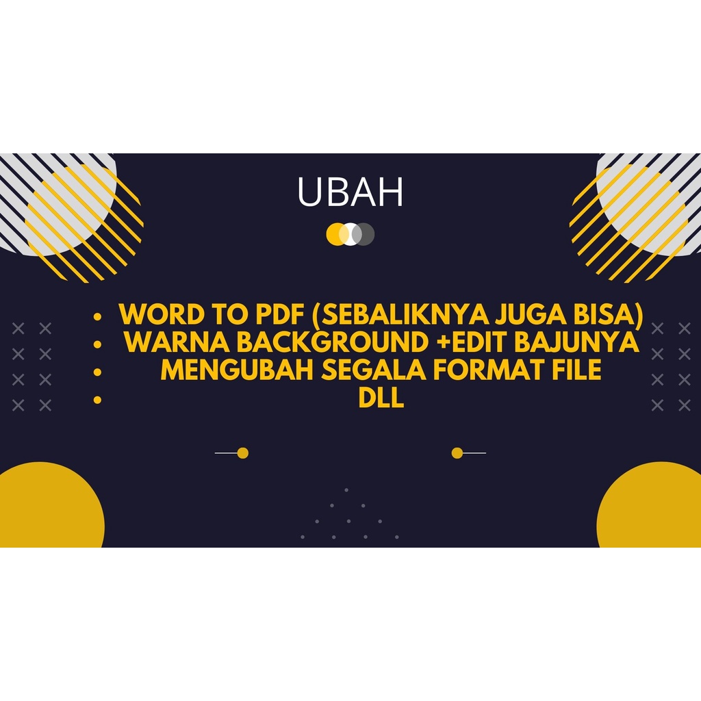 Jual ubah word ke pdf pdf ke word background foto ppt ke pdf shopee