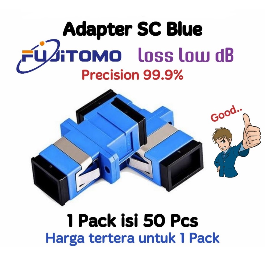 Jual Barrel Fiber Optic / Adapter Fiber Optic SC UPC FUJITOMO Premium ...