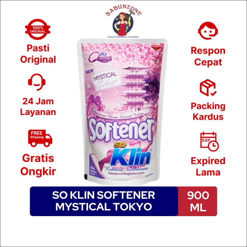 Jual So Klin Softener Mystical Tokyo 900 ml | Shopee Indonesia