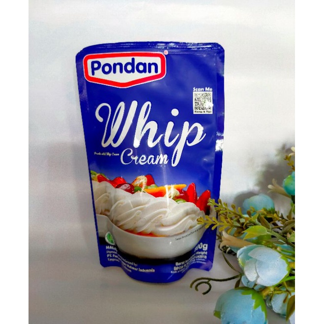 Jual Pondan Whip Cream 100 Gr / Whipped Cream / Whipping Cream Shopee