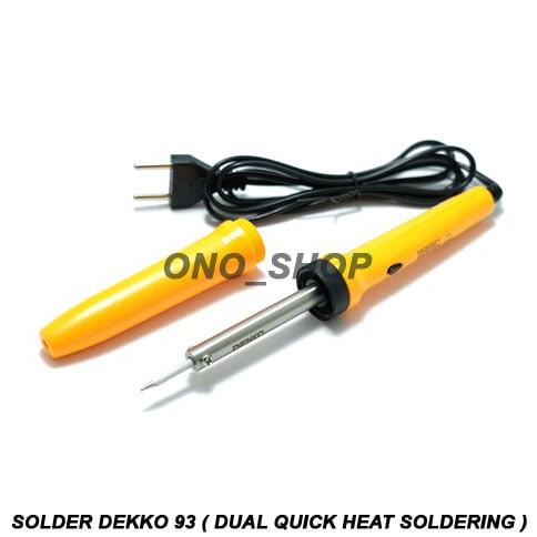 Jual Solder Dekko 93 ( Dual Quick Heat Soldering with Button 25-80 Watt ...