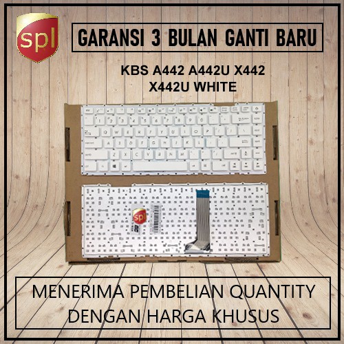 Jual Keyboard Asus A442 X442 A442U X442U white | Shopee Indonesia