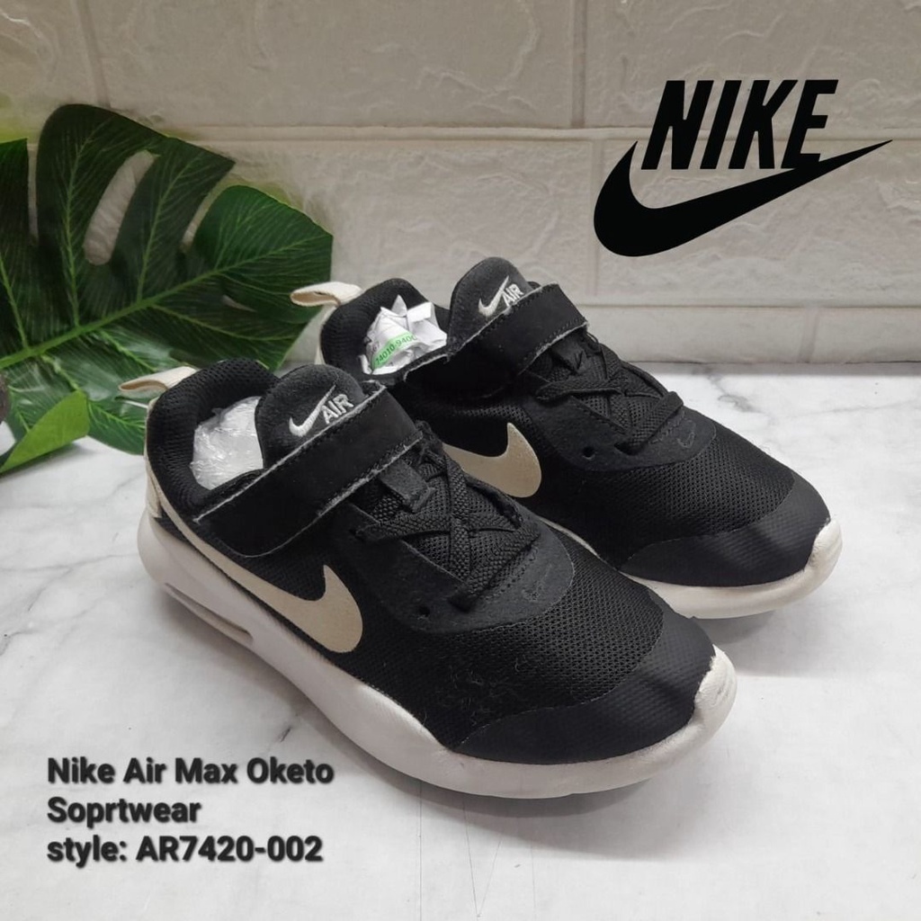 Jual Sepatu Anak Nike Air Max Oketo Sportwear AR7420 002 Ukuran 31