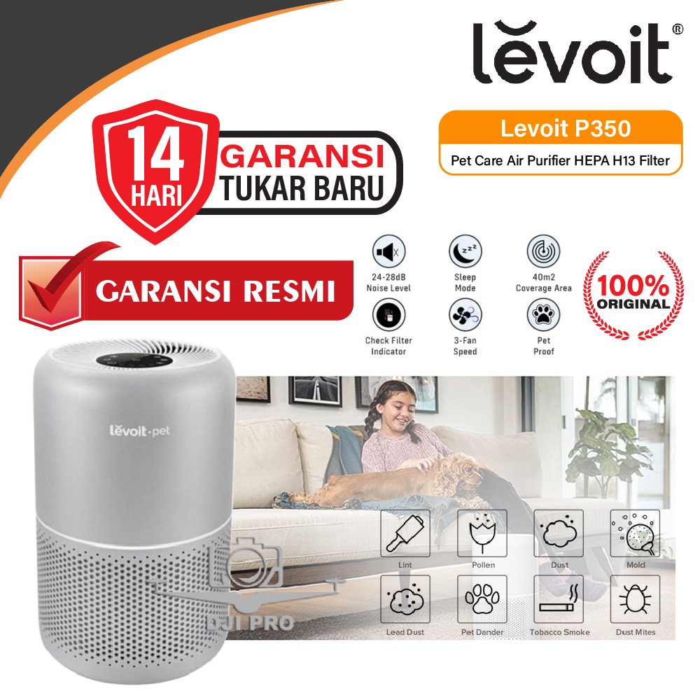 Jual Levoit Core P350 Pet Care Air Purifier HEPA H13 Filter Original ...