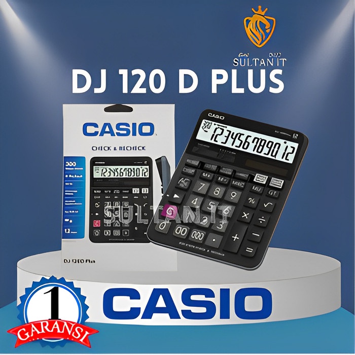 Jual Kalkulator Casio DJ-120D Plus , MJ 120 D Original | Shopee Indonesia