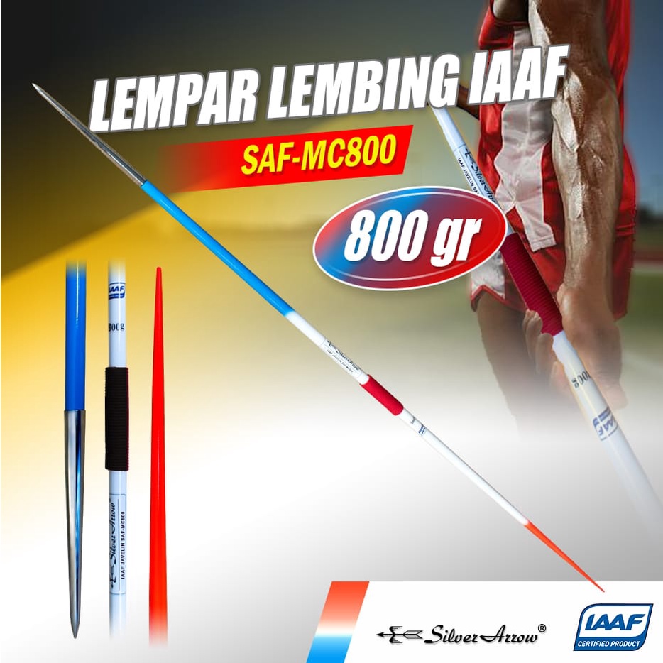 Jual Lembing 800g Iaaf Saf Mc800 Silver Arrow Shopee Indonesia