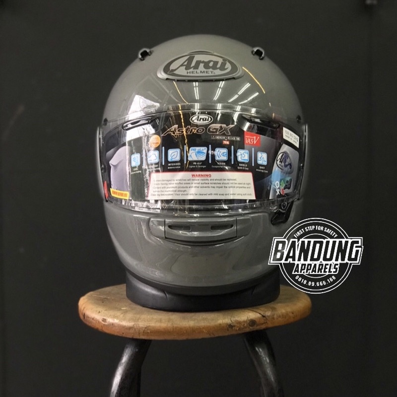 Jual Helm Full Face Arai Astro GX Modern Grey SNI Original | Shopee ...
