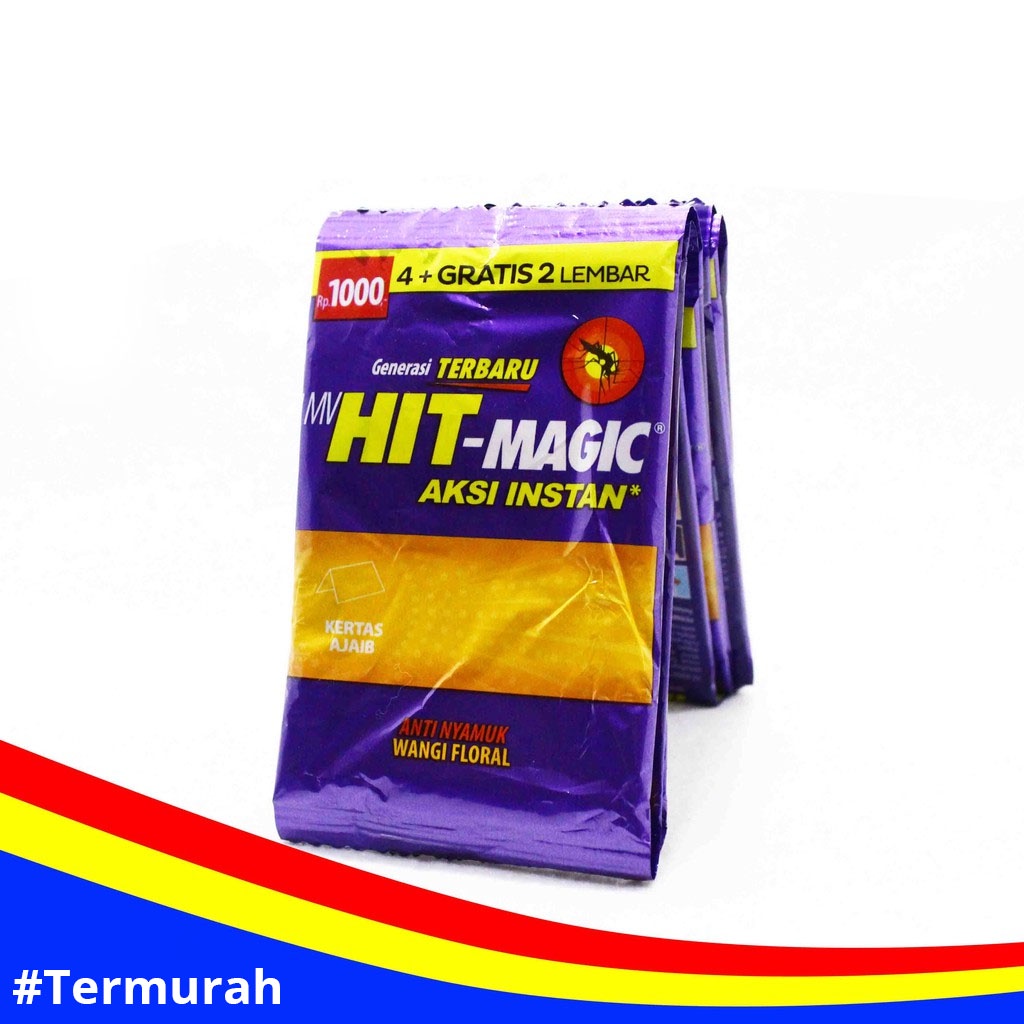 Jual Hit Magic Obat Nyamuk Bakar Isi 12 - Kertas Ajaib Hit Magic ...