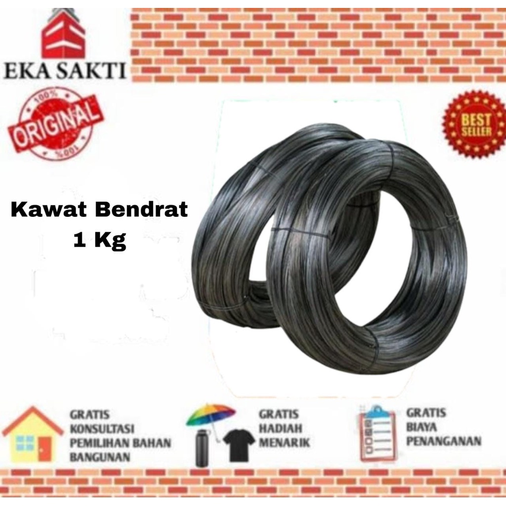 Jual Kawat bendrat 1 kg/ Kawat ikat besi beton | Shopee Indonesia