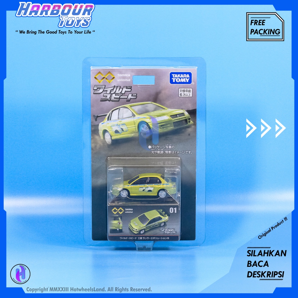 Kyosho Mini-Z 30357WS - Mitsubishi Lancer Evolution VII - Fast & Furious - Échelle 1/28 - Neuve