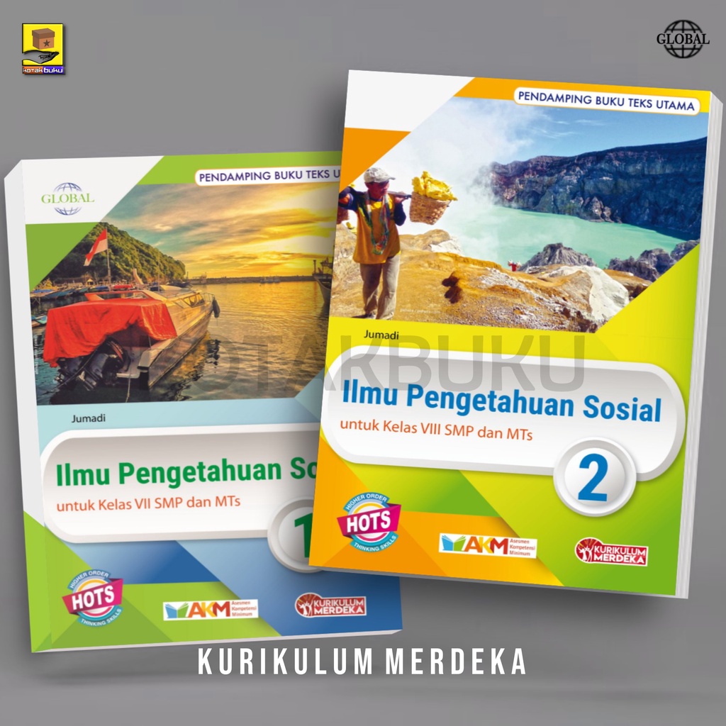 Jual Buku IPS Kelas 7 8 SMP / IPS SMP / Kurikulum Merdeka / Global ...