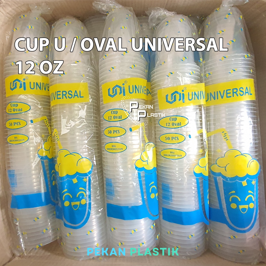 Jual Gelas Plastik Cup U Oval Universal 12 14 16 18 22 Oz Shopee Indonesia 2321