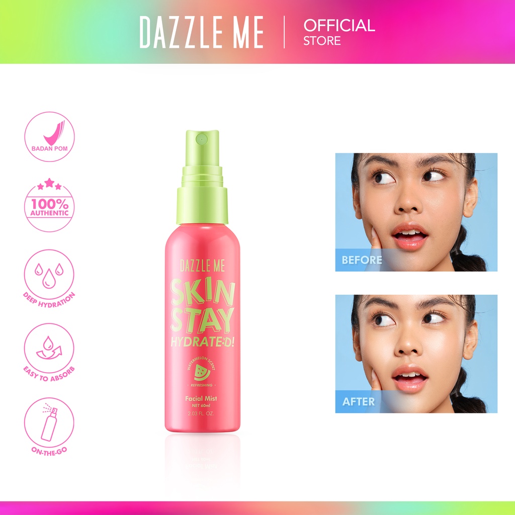 Jual RADYSA DAZZLE ME Skin Stay Hydrated! Facial Mist 60ml Shopee