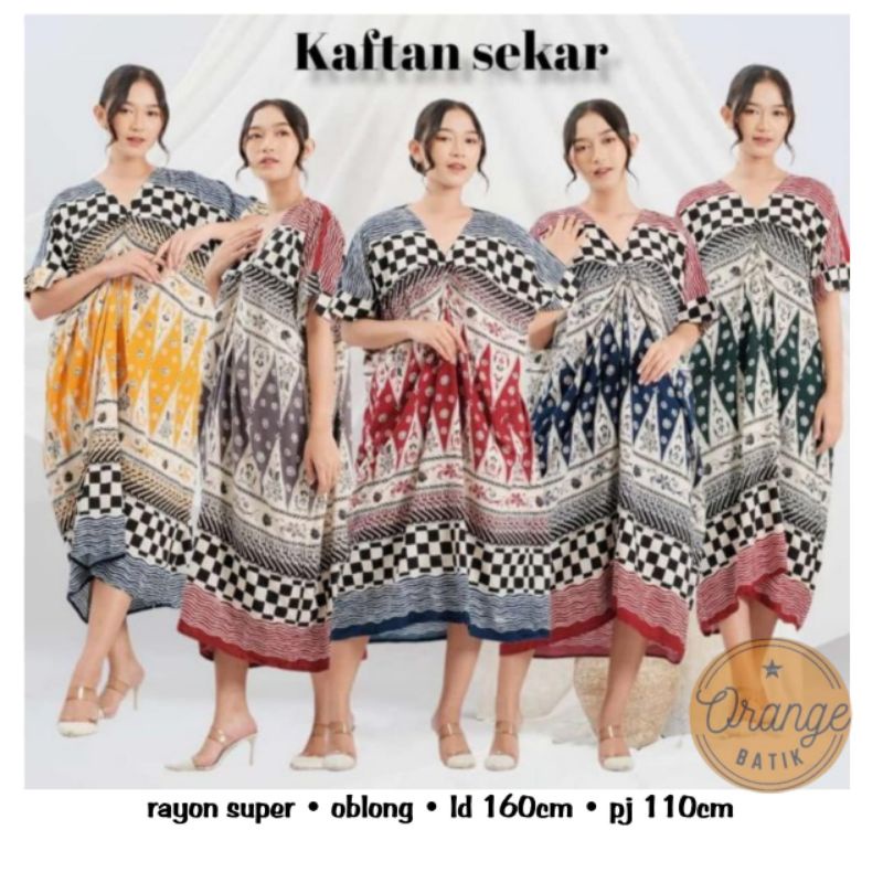 Jual Homedress Kaftan Putri Sekar Shopee Indonesia