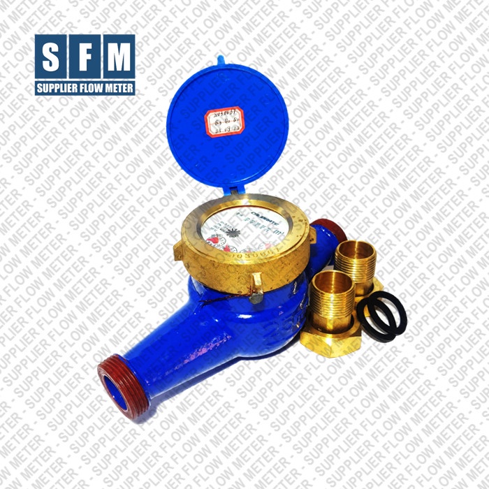 Jual WATER METER 1 INCH CALIBRATE DN25 CONNECTION SCREW/DRAT 25MM (1