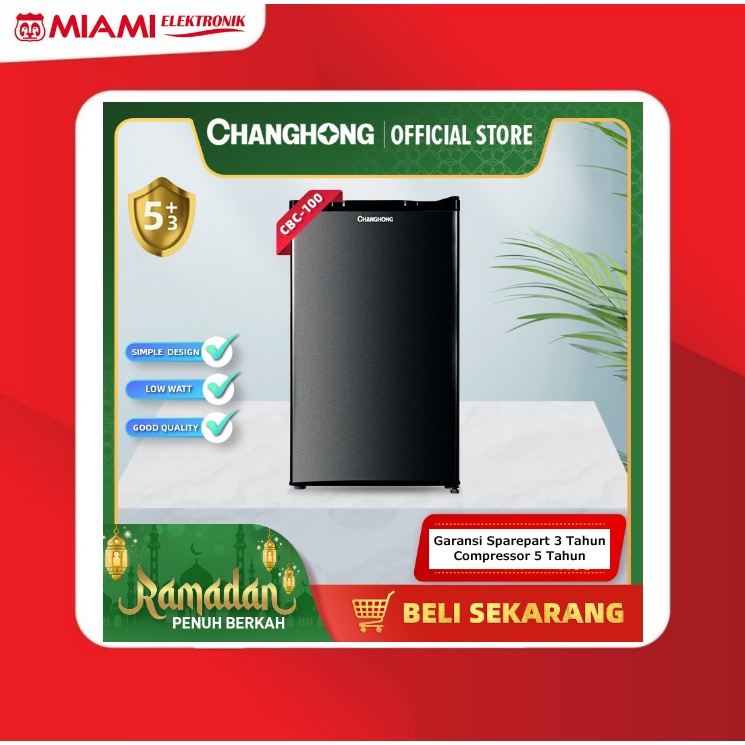 Jual CHANGHONG CBC-100 / CBC100 Kulkas 1 Pintu 100L | Shopee Indonesia
