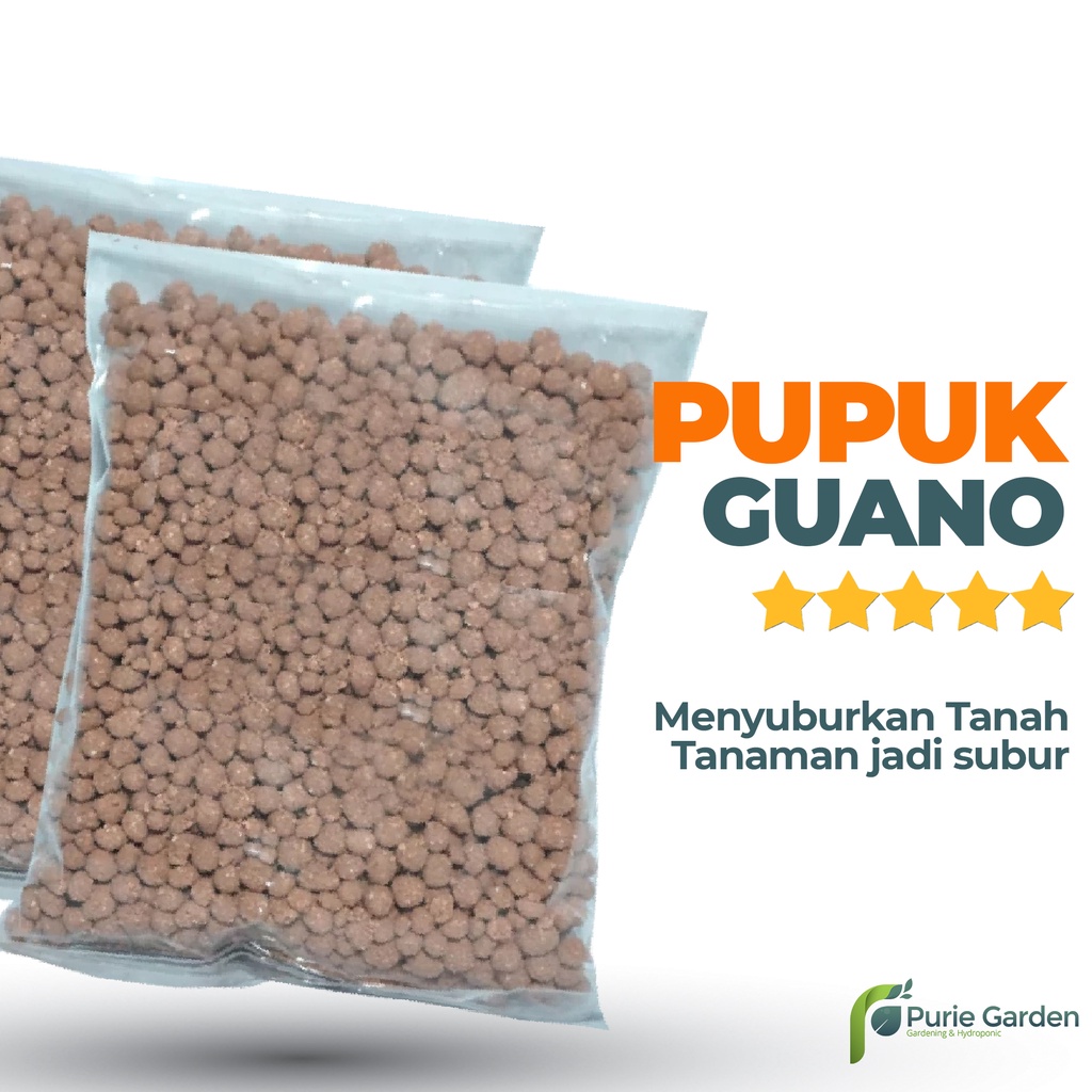 Pupuk Organik Guano Penyubur Tanah Tanaman 500gr