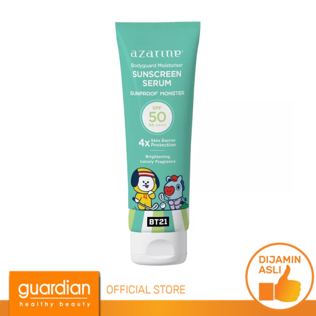 Jual [AZARINE x BT21] Body Guard Moisturizer Sunscreen Serum SPF50 PA