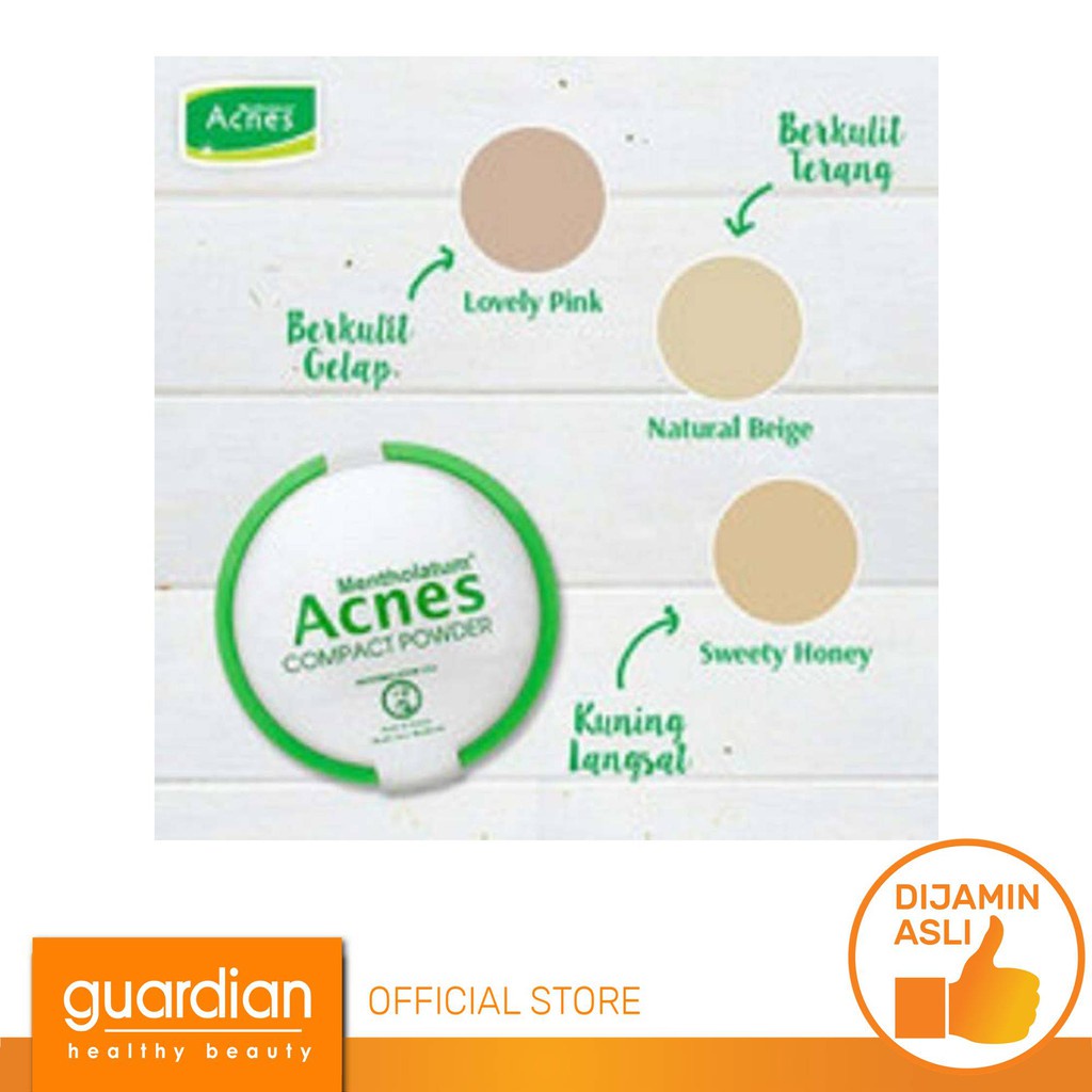 Jual ACNES Compact Powder Natural Beige 14g | Shopee Indonesia