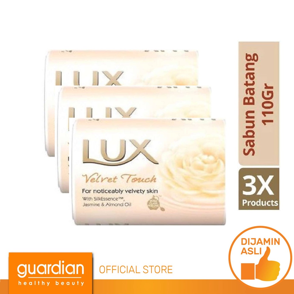 Jual LUX Toilet Soap Velvet Touch 3X110g | Shopee Indonesia
