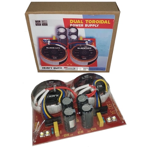 Jual Kit Trafo PSU Dual Toroid 3A Ct 25V Heavy duty Bombardir BLACKGATE ...
