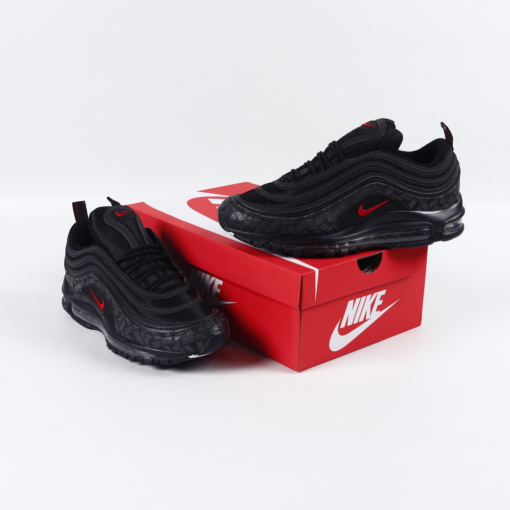 air max 97 reflective logo black