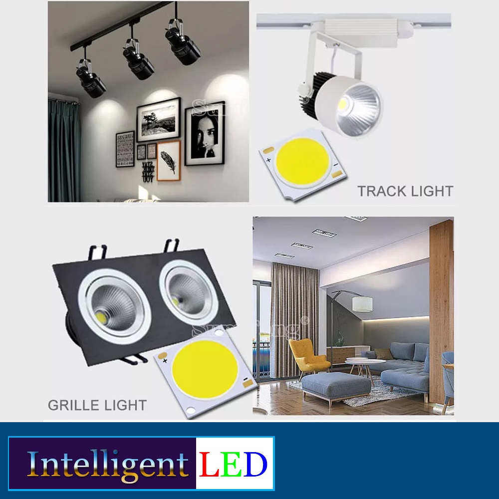 Jual LED Source COB 30W 30-34V 960mA 19x19mm 130-150lm/W 3000K - 10 ...