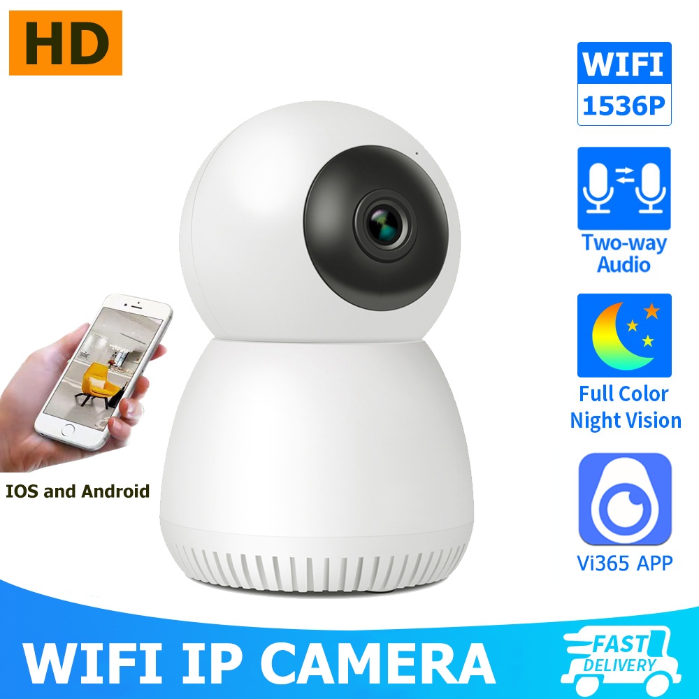 Kamera CCTV 1080P WIFI Security IP camera cctv wifi Smart Net Home Remote  Monitoring Camera 360 ° Night Vision Wireless Kamera SNOWMAN AP MODE HD