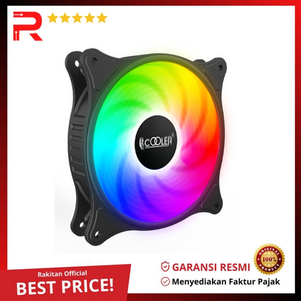 Jual Pccooler Fx Fan Casing Cm Mm Fixed Led Color Fan Shopee Indonesia