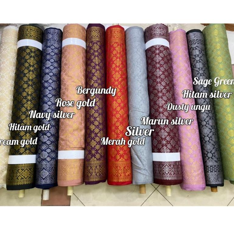 Jual Barang Original BAHAN ROK. SONGKET PALEMBANG. KAIN SONGKET(per ...