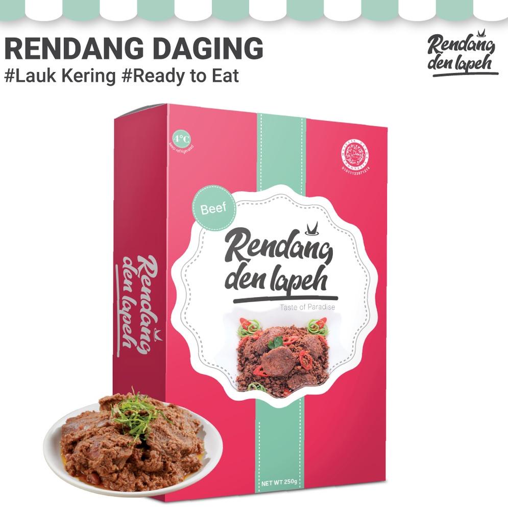 Jual Realpct Rendang Daging Rendang Den Lapeh Gr Rendang Padang Kemasan Murah Shopee Indonesia