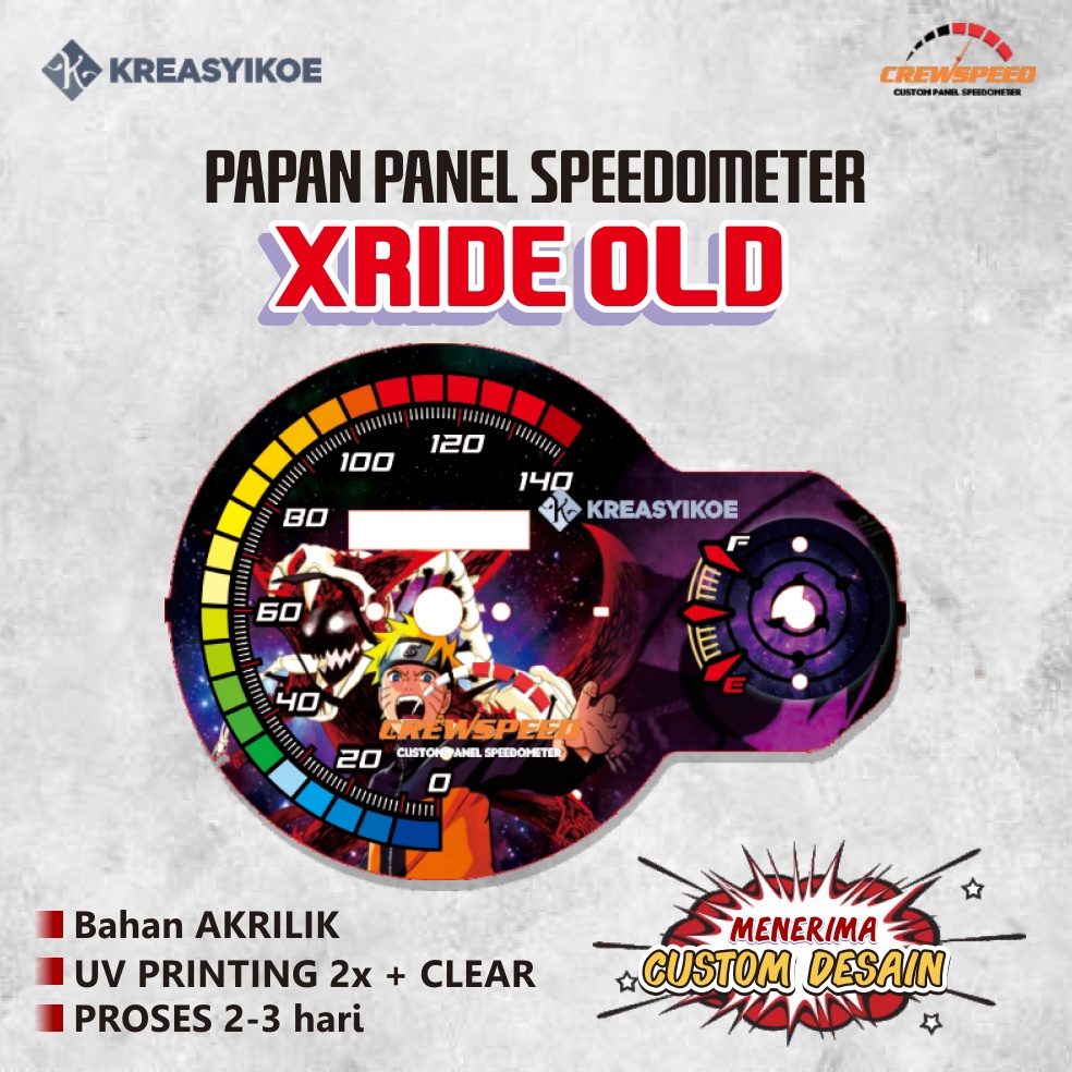 Jual Papan Panel Speedometer Yamaha XRide X Ride Old XRide Custom Desain Background Shopee